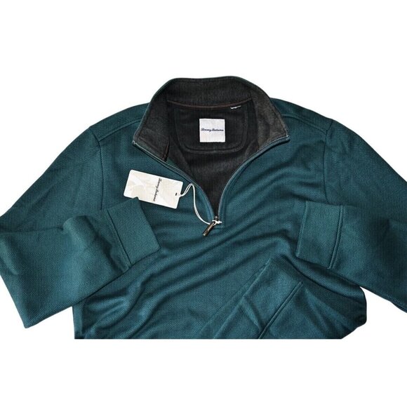 Tommy Bahama Other - Tommy Bahama Mens Size XXL New Castle Half-Zip Pullover Sweater Forest Green